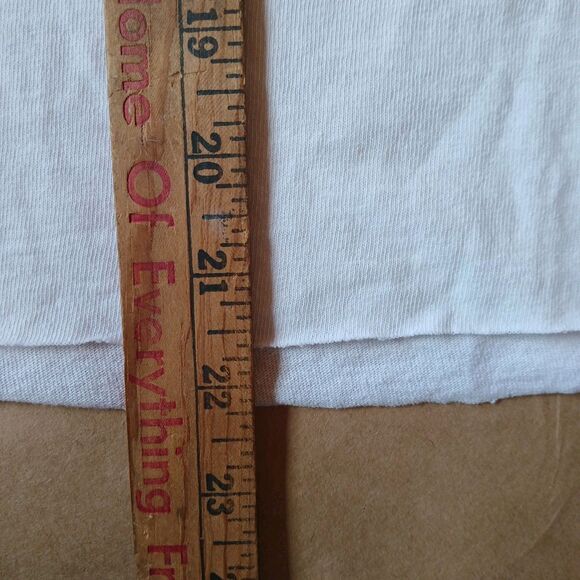 Harry Blackstone The Magician 1980 TV Show W/ Devils T-shirt XL White Cropped - Picture 7 of 7